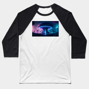 Fantasy mushroom cinematic light Baseball T-Shirt